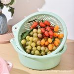plastic draining basket with bowl 2 in 1 - Image 3