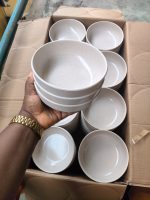8035 melamine small marble soup bowl X3pcs