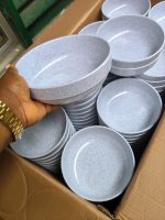 8034 big marble melamine  soup bowl X3pcs 
price is for 3pcs - Image 2