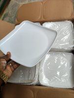 8001 small white melamine flat plate X3pcs 
price is for 3pcs
