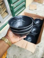 8119 melamine black small soup bowl X3pcs 
price is for 3pcs - Image 2