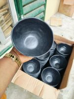8119 melamine black small soup bowl X3pcs 
price is for 3pcs