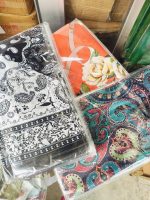 Vintage scarf 90 by 90cm mixed designs - Image 7