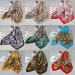 Vintage scarf 90 by 90cm mixed designs - Image 2